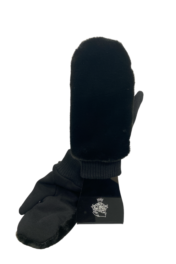 Sous-gants noirs en soie naturelle Taille 6 - Herman